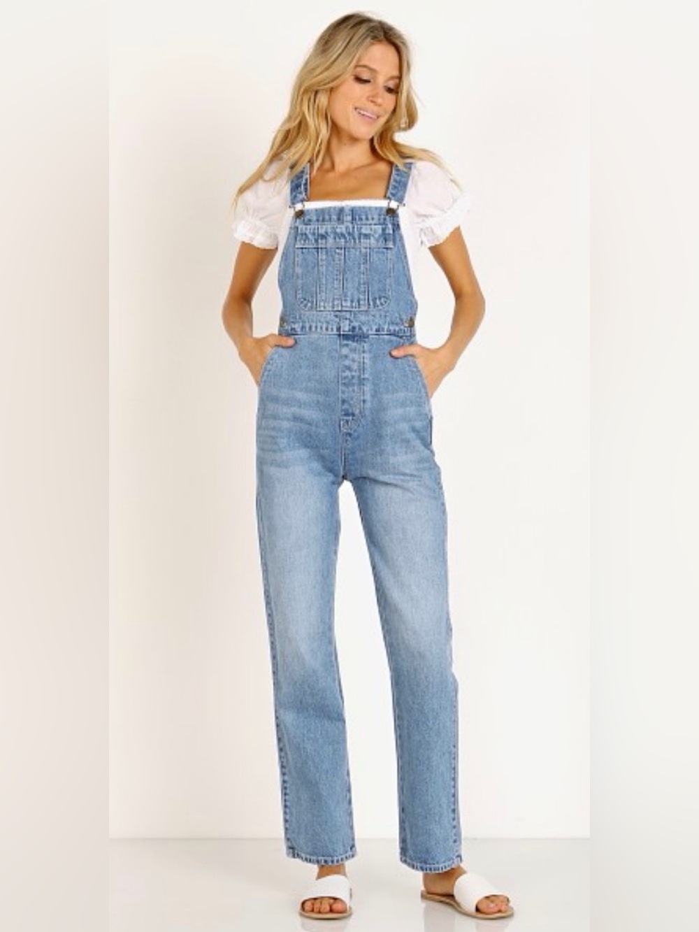 ROLLA'S Light Blue Denim Women's Overalls